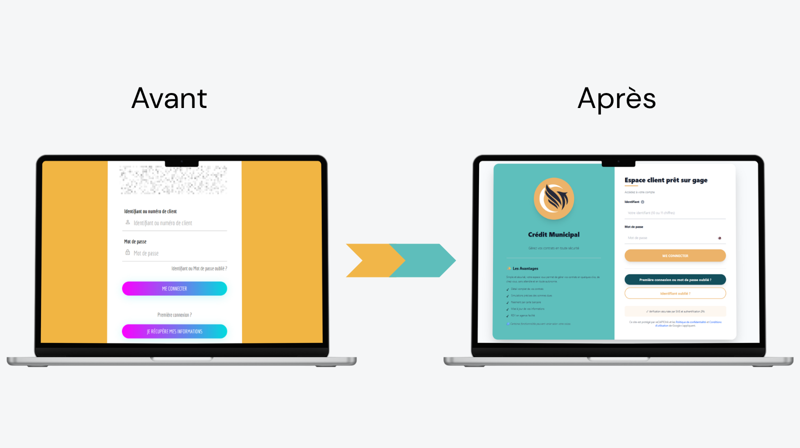 Page de connexion